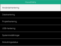 Huvudmeny-Användarhantering