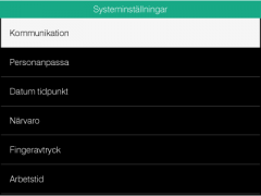 Huvudmeny-Kommunikation